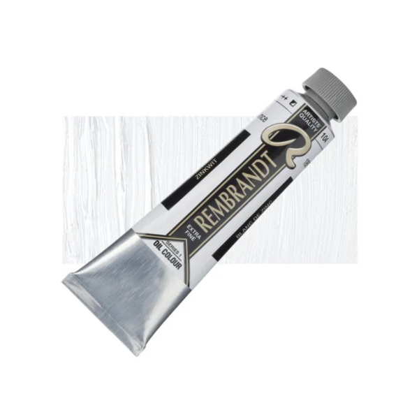 Colore a Olio Extrafine Rembrandt Royal Talens 104 Zinc White (Safflower Oil)