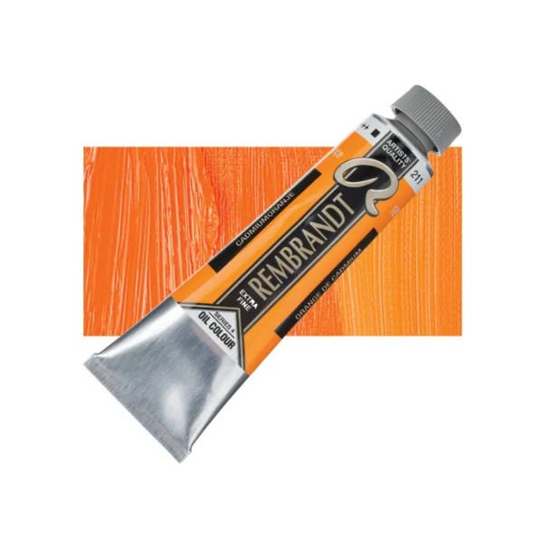 Colore a Olio Extrafine Rembrandt Royal Talens 211 Cadmium Orange