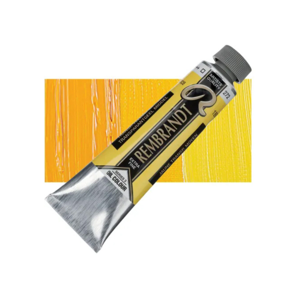 Colore a Olio Extrafine Rembrandt Royal Talens 272 Transparent Yellow Medium