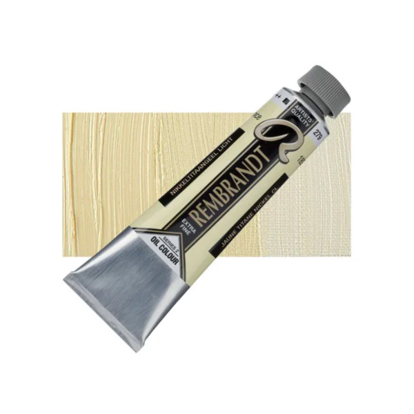 Colore a Olio Extrafine Rembrandt Royal Talens 279 Nickel Titanium Yellow Light