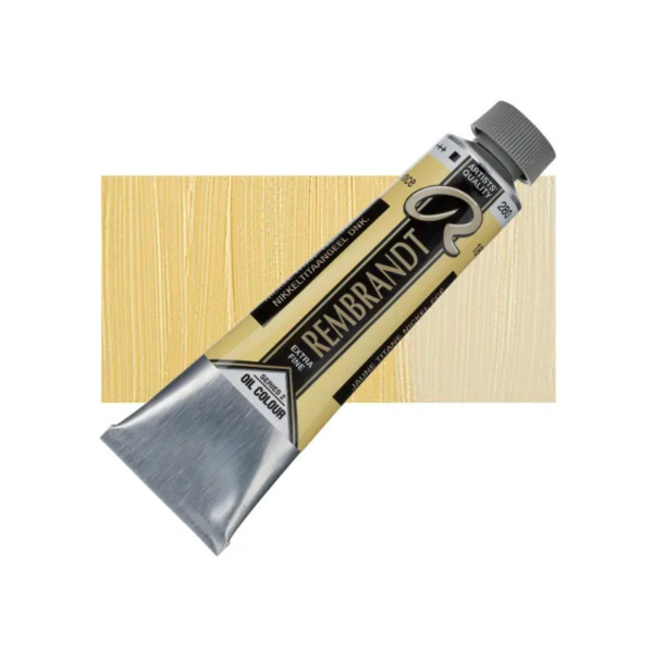 Colore a Olio Extrafine Rembrandt Royal Talens 280 Nickel Titanium Yellow Deep