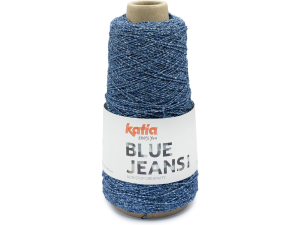 Blue Jeans Katia Filato 67% Cotone Riciclato 30% Poliestere Riciclato 3% Poliammide