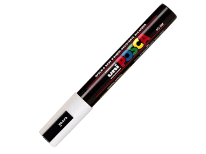 Marker UniPosca Bianco PC-5M Punta Media 1.8-2.5mm