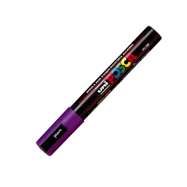 Marker UniPosca Viola PC-5M Punta Media 1.8-2.5mm