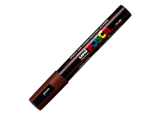 Marker UniPosca Marrone PC-5M Punta Media 1.8-2.5mm