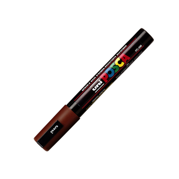 Marker UniPosca Marrone PC-5M Punta Media 1.8-2.5mm