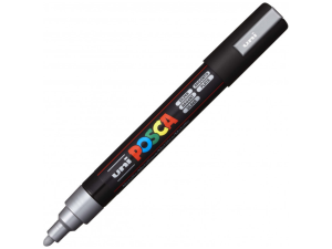 Marker UniPosca Argento PC-5M Punta Media 1.8-2.5mm