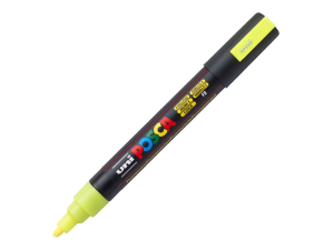 Marker UniPosca Giallo Fluo PC-5M Punta Media 1.8-2.5mm