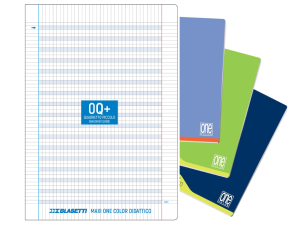 Quaderno Didattico Blasetti 0Q+