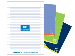 Quaderno Didattico Blasetti 0C