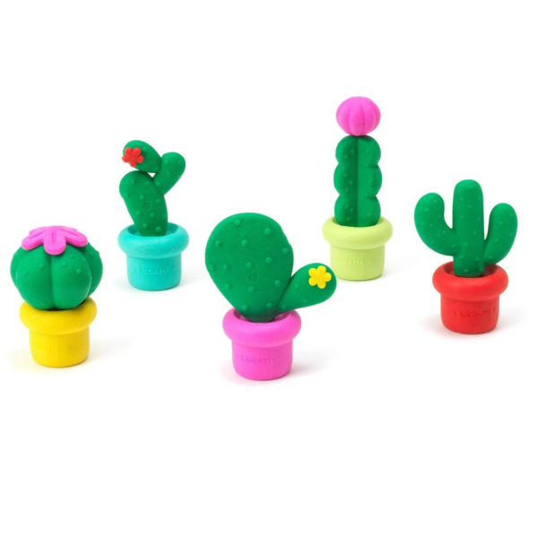 Gomme Profumate Free Hugs Legami Set di 5 Gomme Cactus