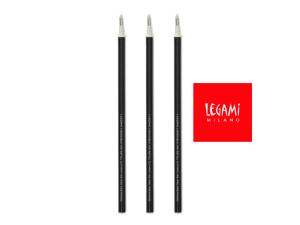 Refill per Penna Gel Cancellabile Legami Erasable Pen Nero 3 Ricariche