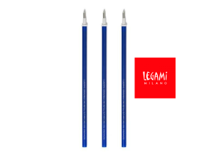 Refill per Penna Gel Cancellabile Legami Erasable Pen blu 3 Ricariche