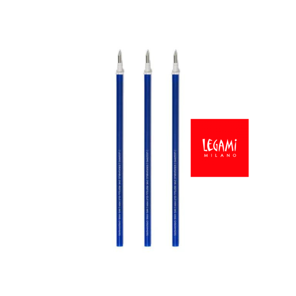 Refill per Penna Gel Cancellabile Legami Erasable Pen blu 3 Ricariche